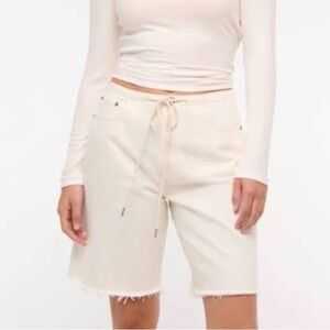 Abercrombie Curve Love Mid Rise Shorts